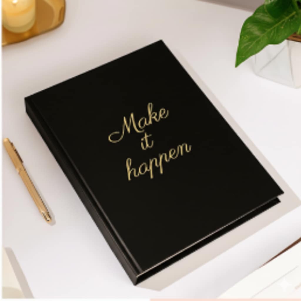 “Make It Happen” Planner 2026(limited addition Midnight luxe)