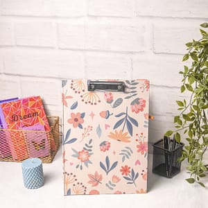 Clipfolio with Notepad - Ivory